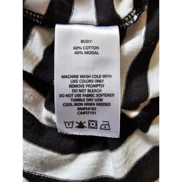 Calvin Klein Performance Shirt Womens Striped Ombre Knit Blouse Size Medium - Picture 7 of 7